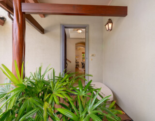 Villa side entrance